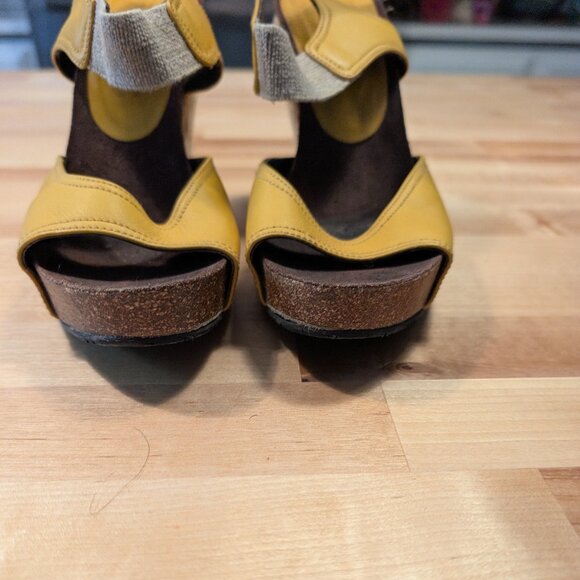 Donald J. Pliner Leather wedge sandals - Picture 4 of 8